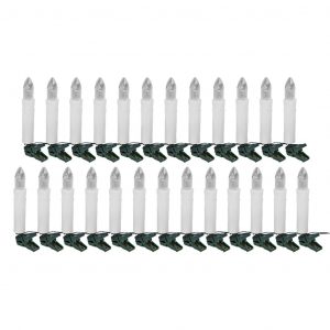 Alternative view of Christmas tree candles, 32 candles
