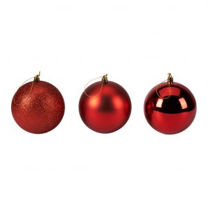 Large Christmas tree balls 3-pk (Ø10 cm) - Image 2