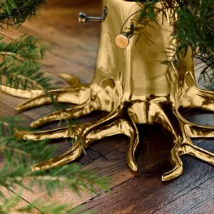 Brass Christmas tree base