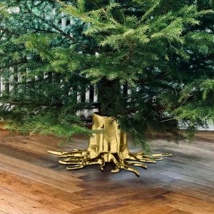 Brass Christmas tree base
