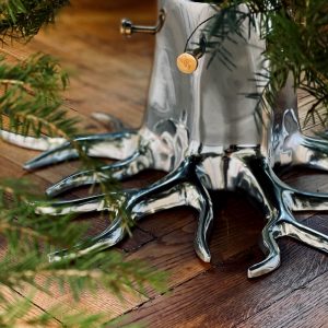 Silver Christmas tree base