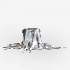 Christmas tree stand The Root silver