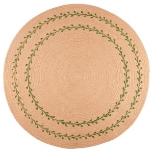 Reversible Christmas tree rug hemp 90 cm